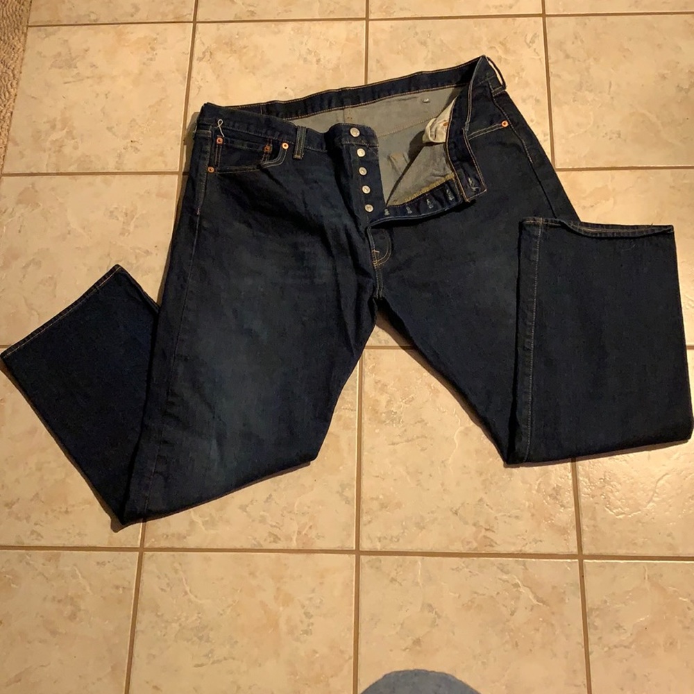 Levi’s 501 button fly jeans